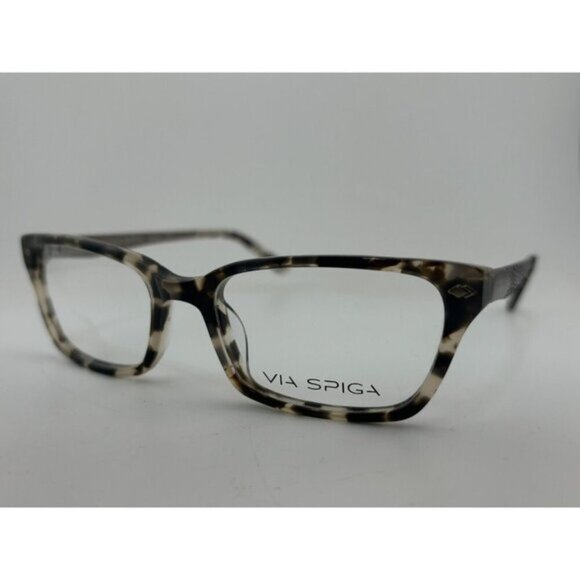 VIA SPIGA Zyloware Stefania 920 51-17-135 Tortoise Plastic Eyeglass Frames - Picture 1 of 7
